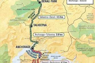 Alaska Railroad Alaska Railroad Map o166cj