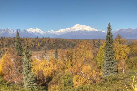 Anchorage to Denali National Park Driving Map